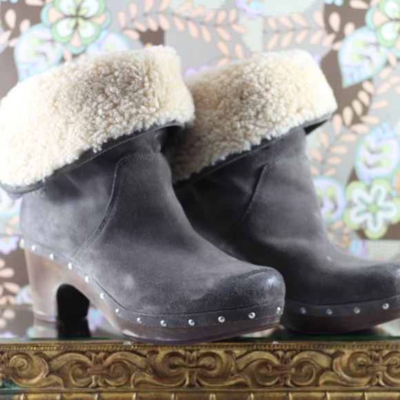 UGG Suede Sheepskin Booties - Picture 7 of 16